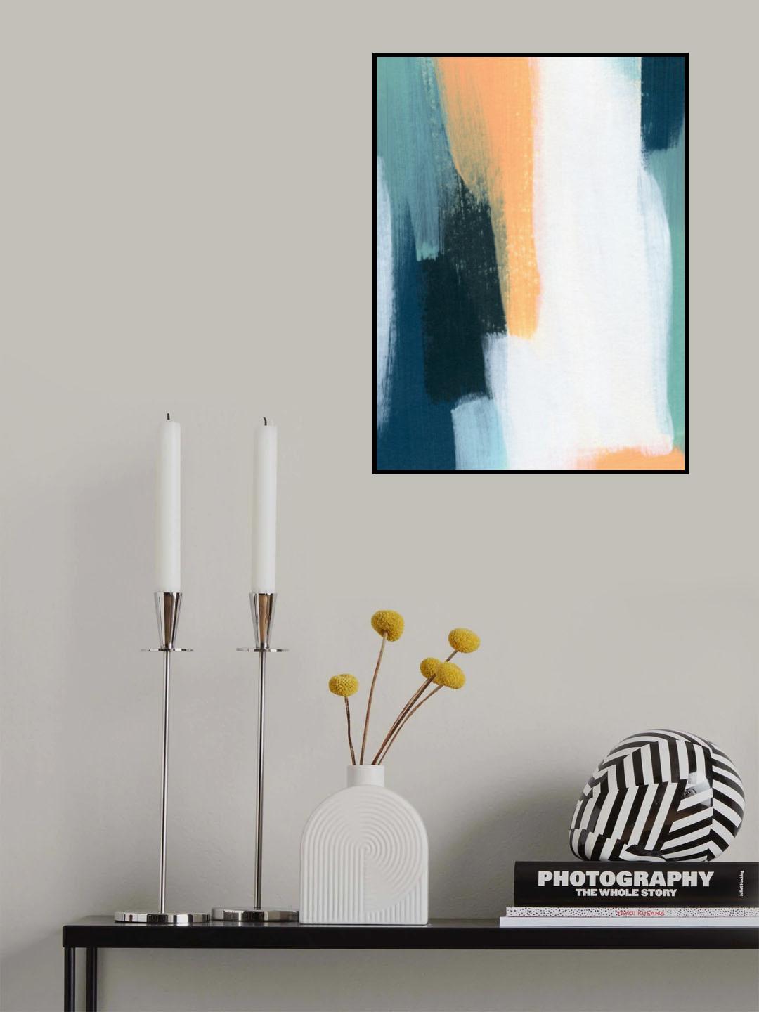 Abstract 85 Poster och Canvastavla