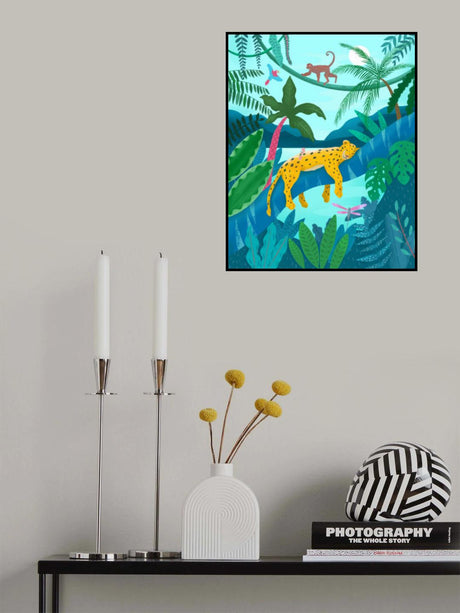 Jungle Leopard Poster och Canvastavla