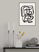 Abstract Lines I Poster och Canvastavla