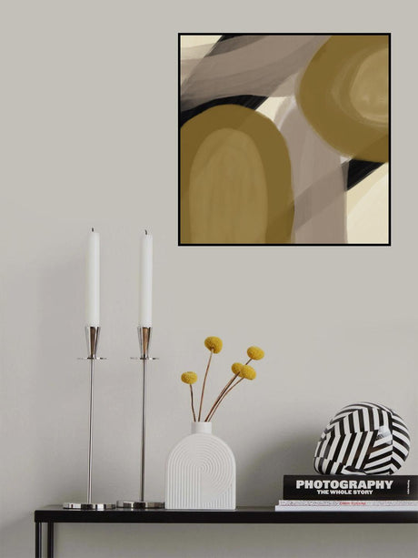 Amica Gold Poster och Canvastavla
