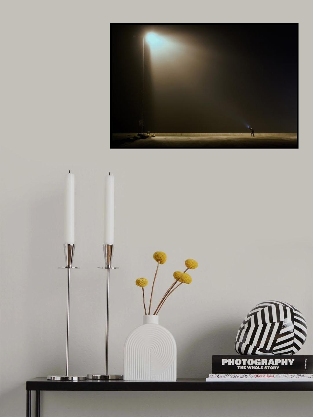 Big vs Small. Color version. Poster och Canvastavla