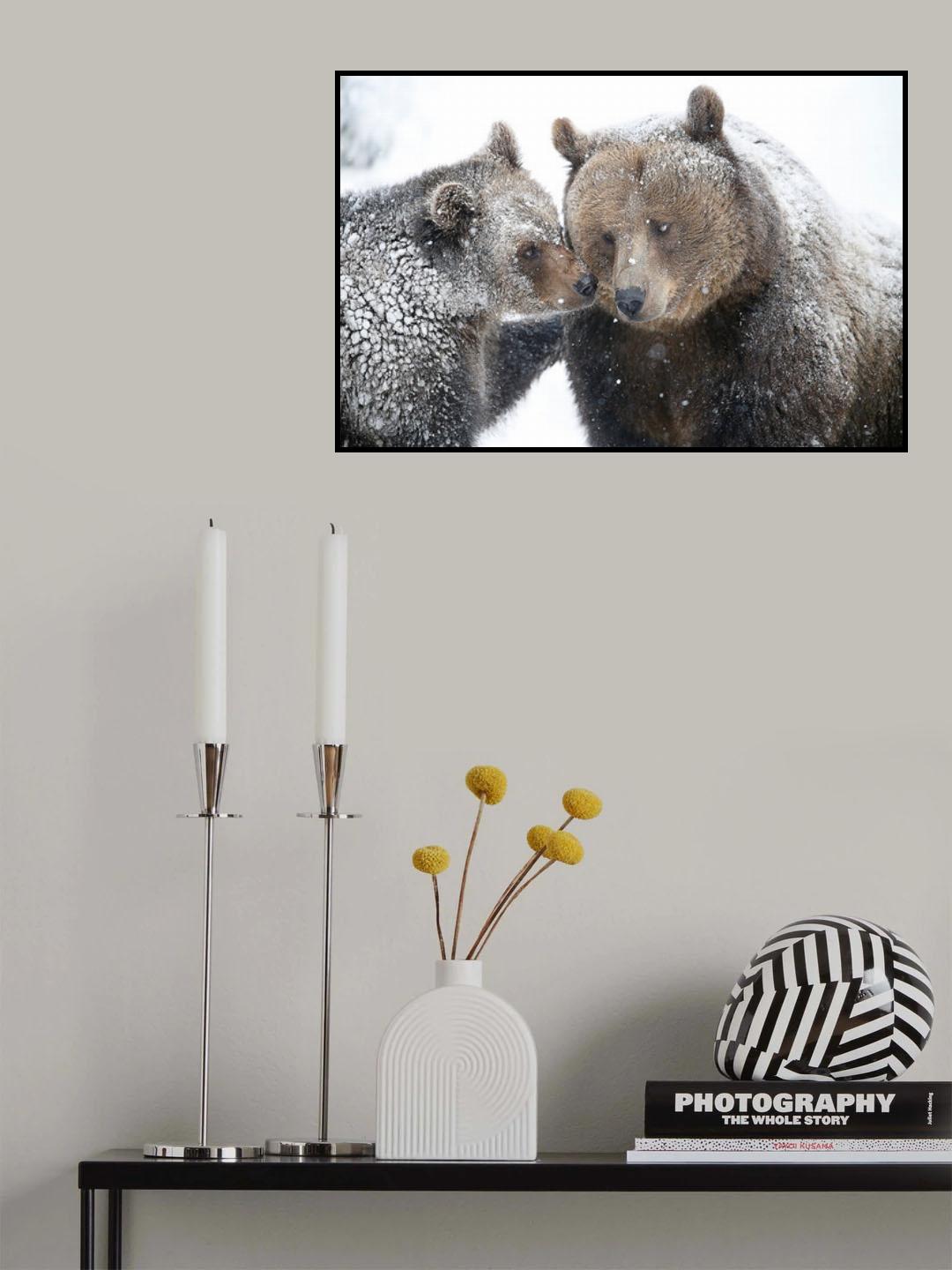 mom and cub Poster och Canvastavla