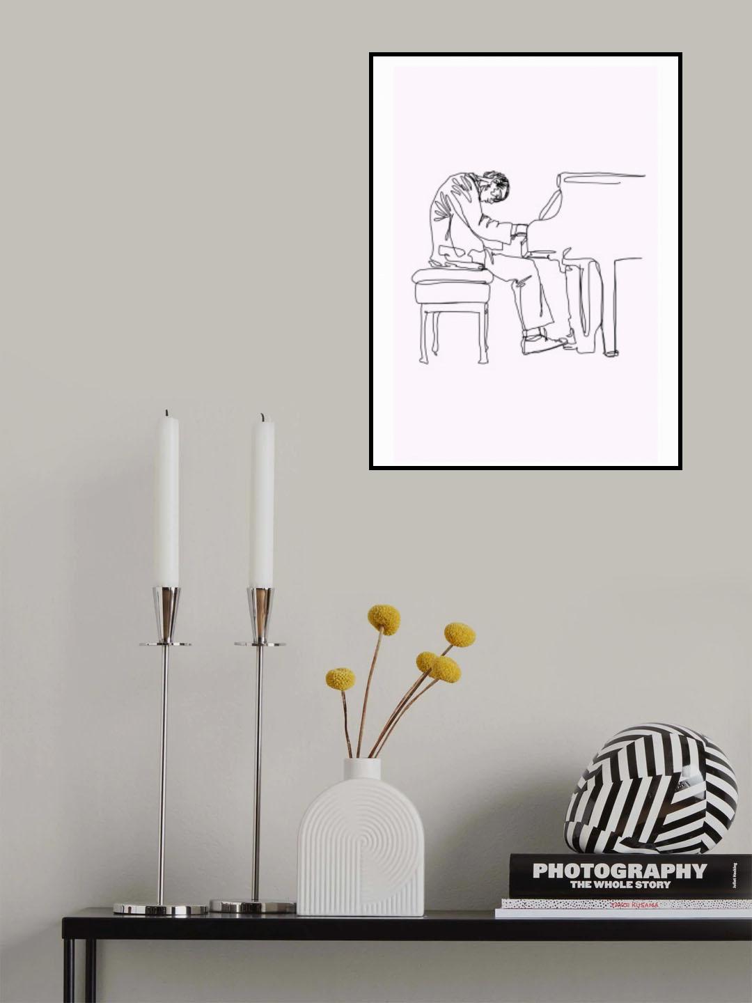Bill Evans Poster och Canvastavla