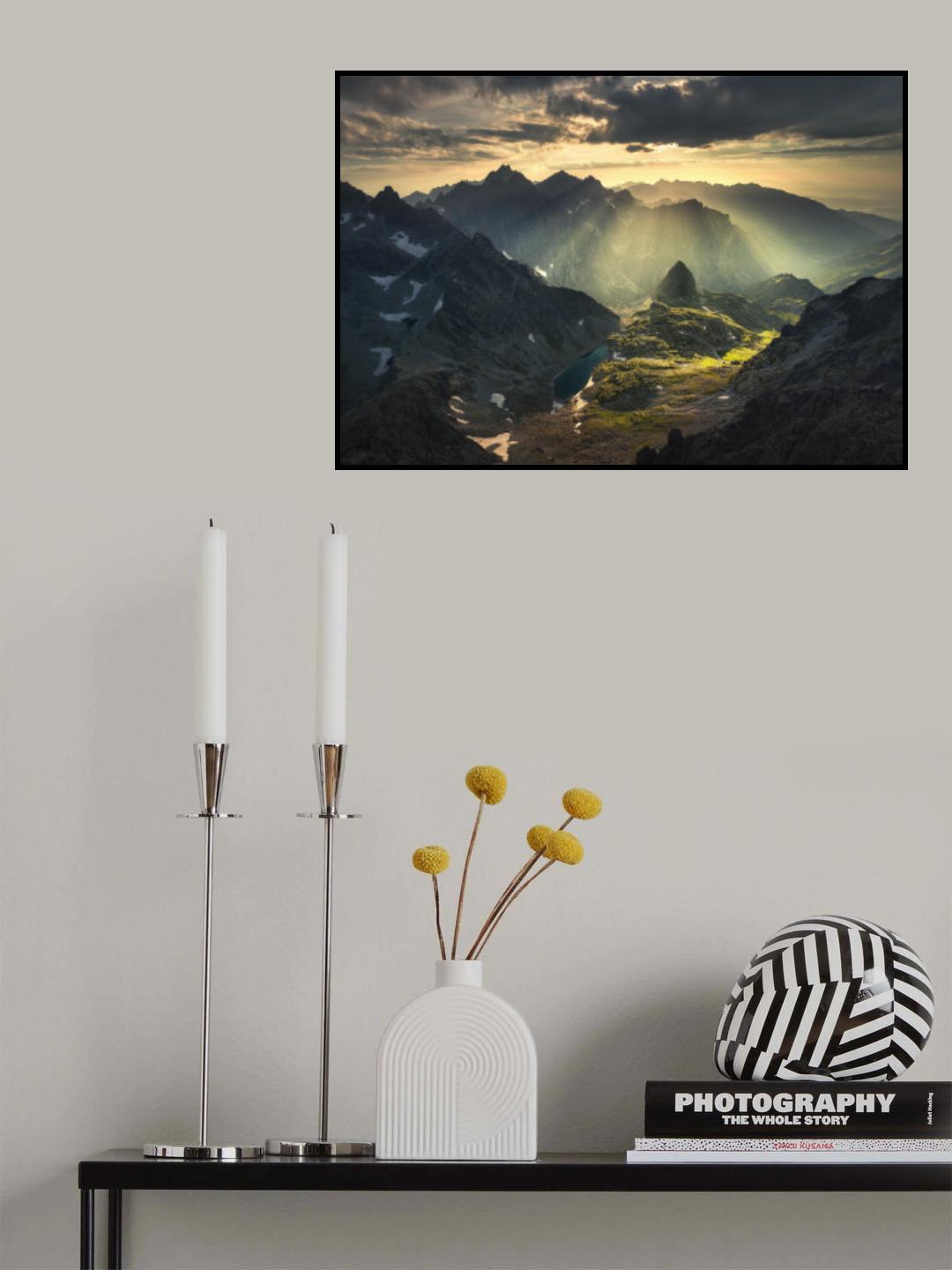 Sun Rays Poster och Canvastavla