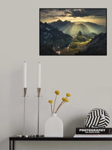 Sun Rays Poster och Canvastavla