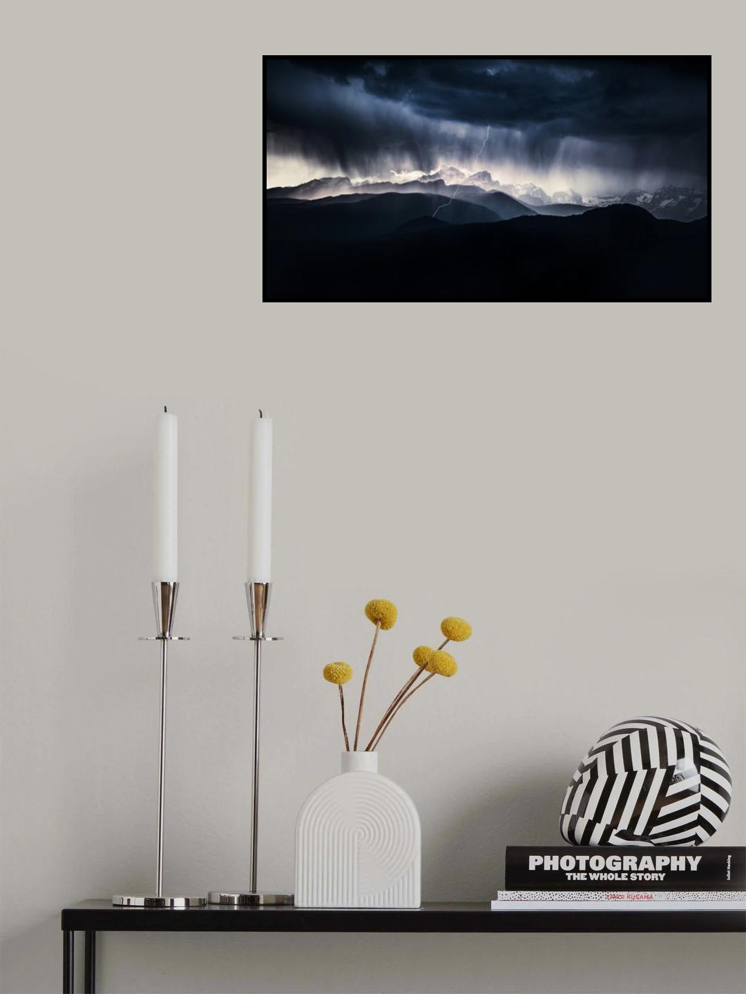 Drama in the mountains Poster och Canvastavla