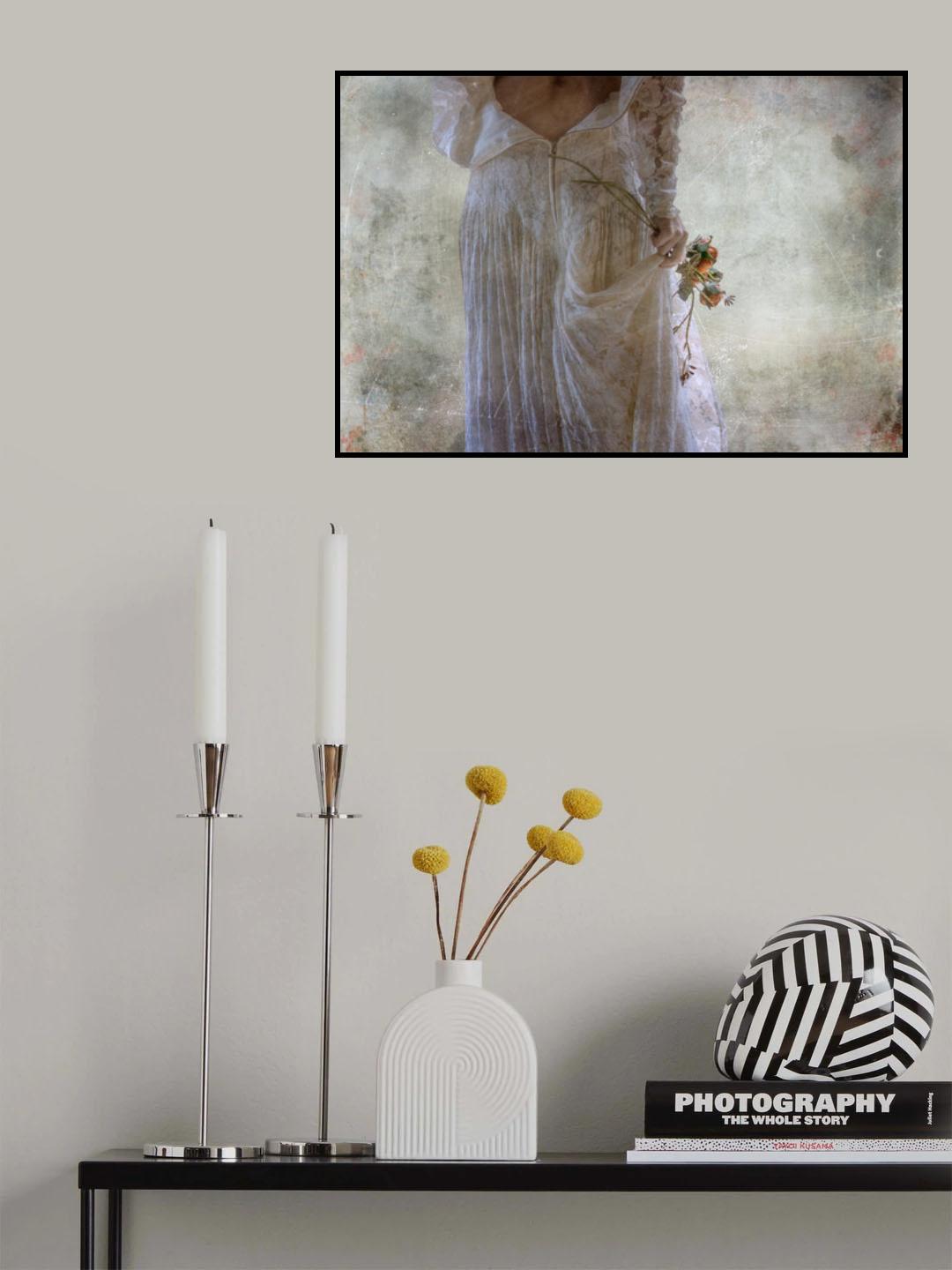 You came into my world with love so softly love… Poster och Canvastavla