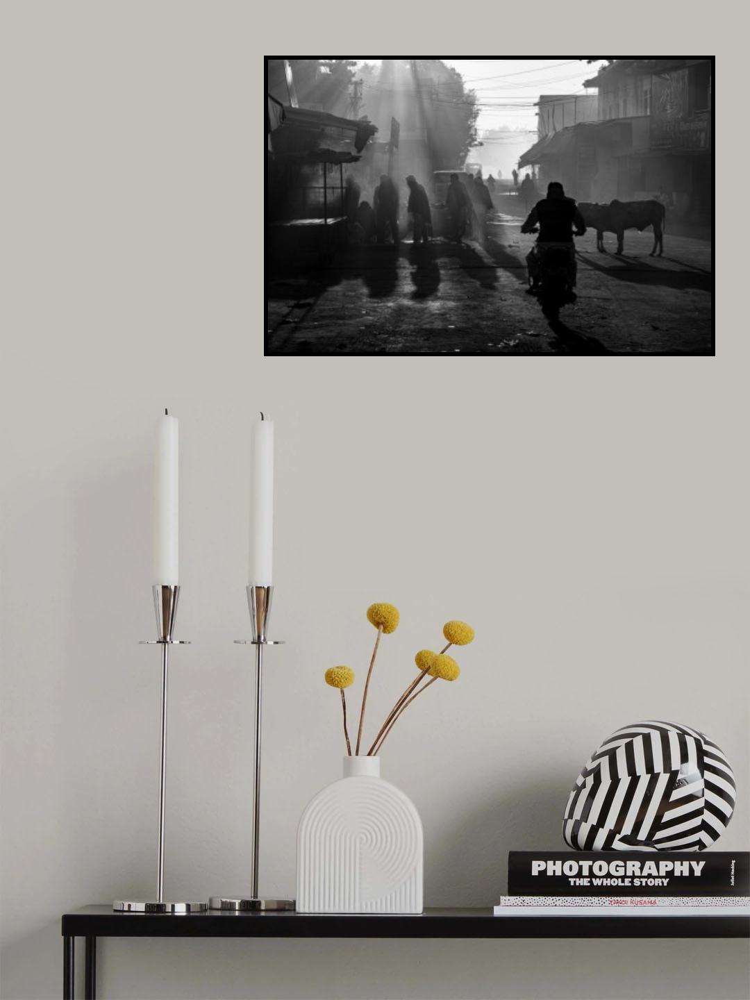 Morning Street Poster och Canvastavla