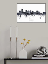 Phoenix Arizona Skyline Poster och Canvastavla