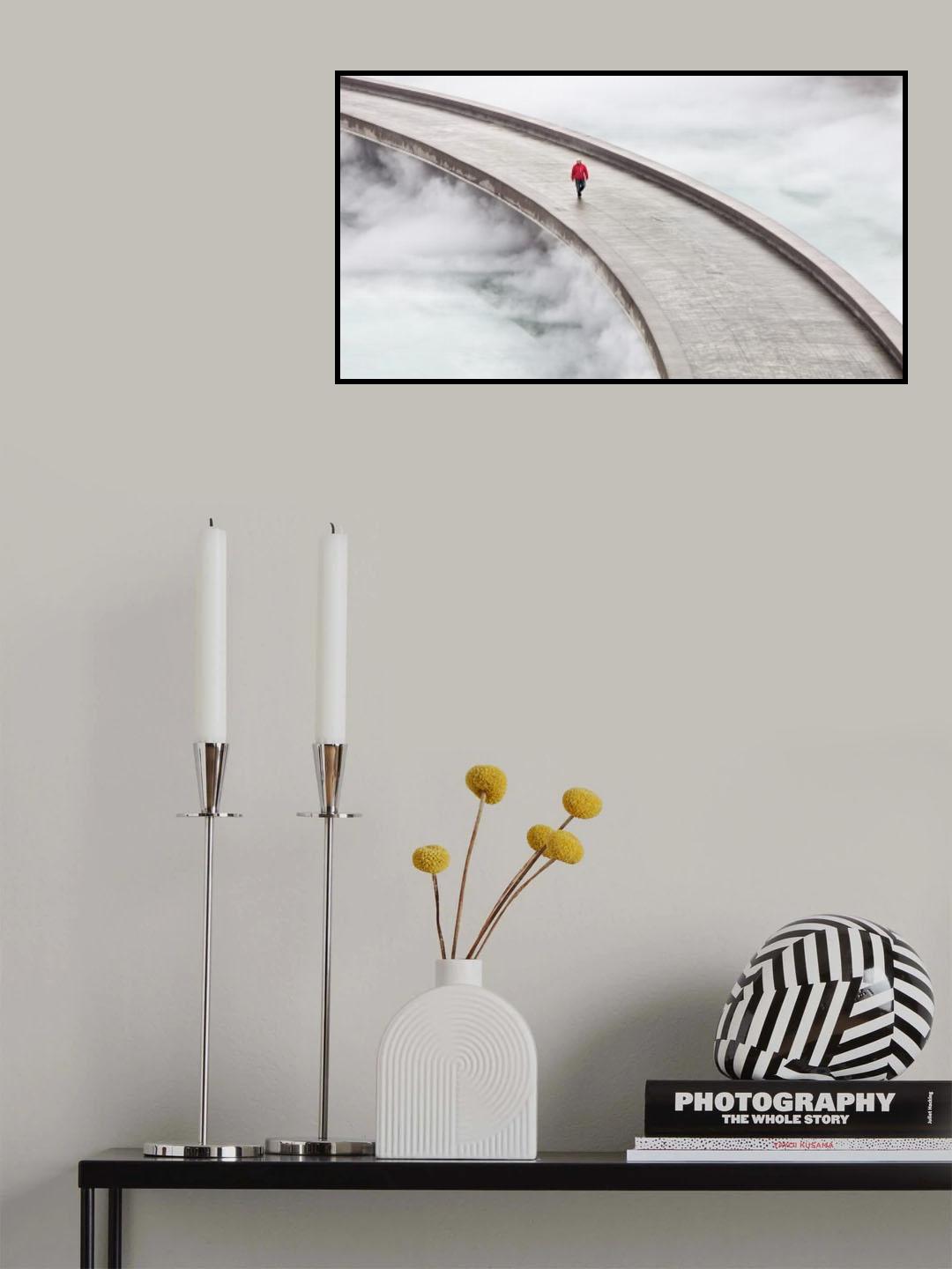 Walking over the clouds Poster och Canvastavla