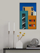 colorful urban textures Poster och Canvastavla