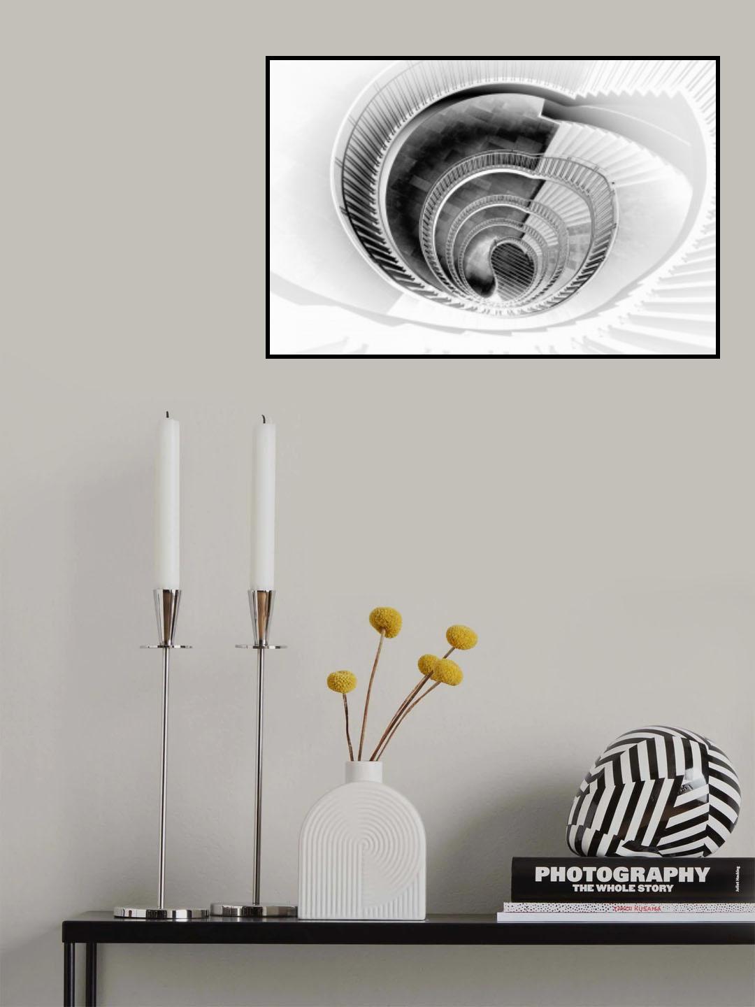 Spiral Poster och Canvastavla