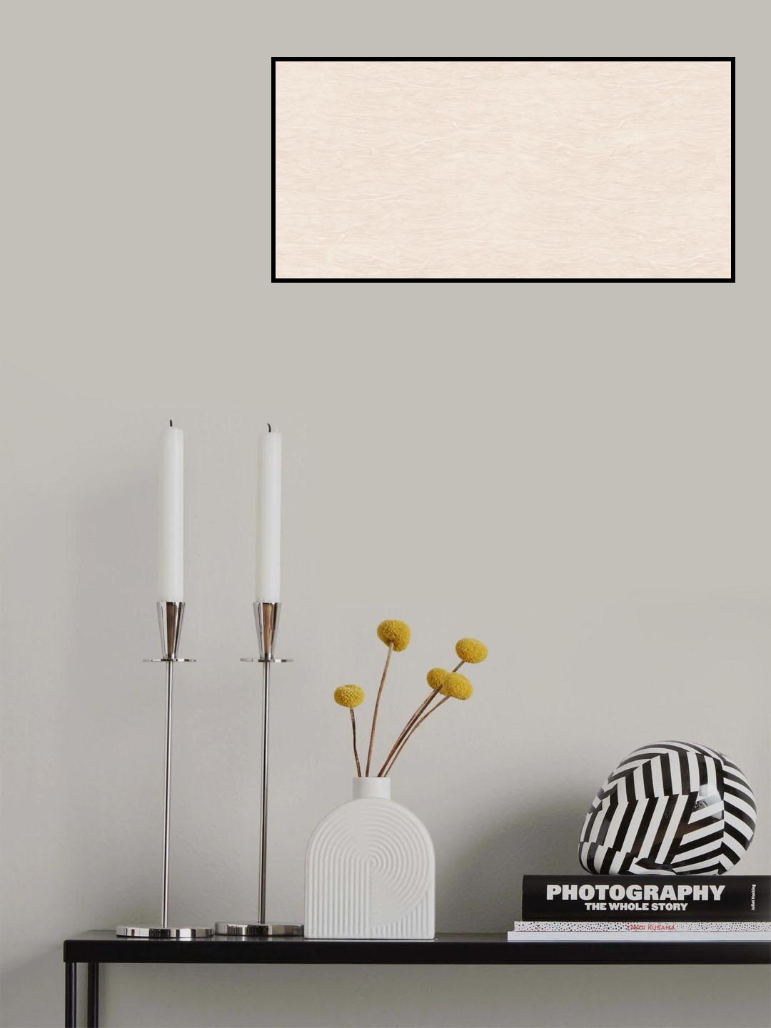 Hla023  100dpi Waves Blush Poster och Canvastavla