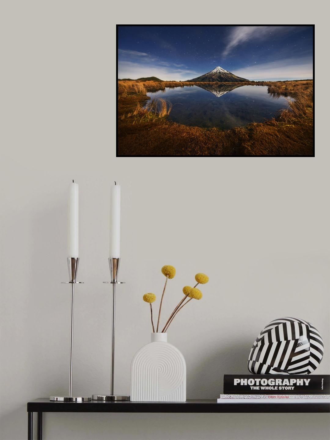 Mount Taranaki Poster och Canvastavla