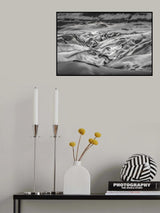 Shapes of frozen volcanos Poster och Canvastavla