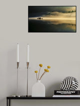 Fog Sprinkle the East River Poster och Canvastavla