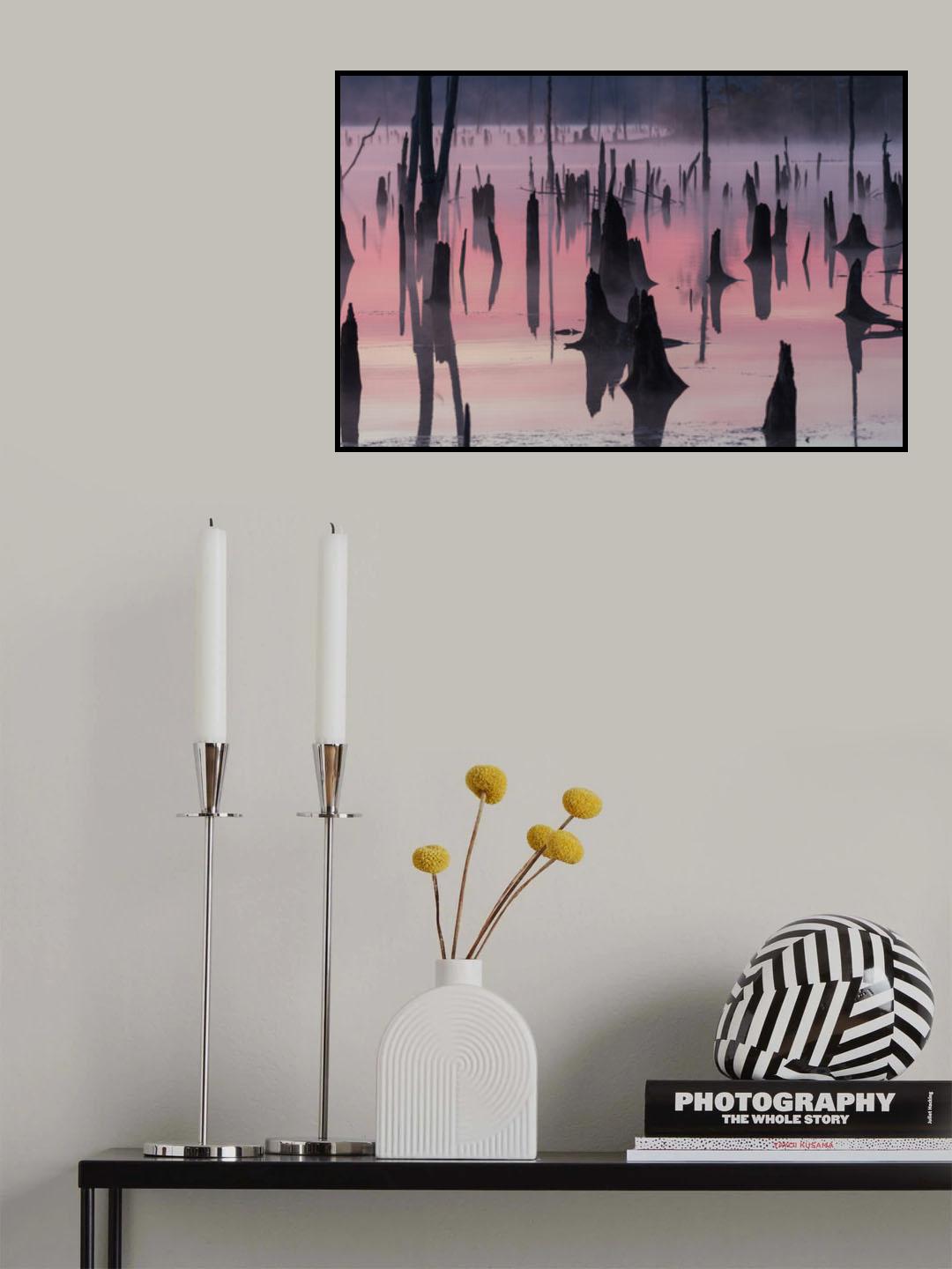 Lake @ Morning Poster och Canvastavla