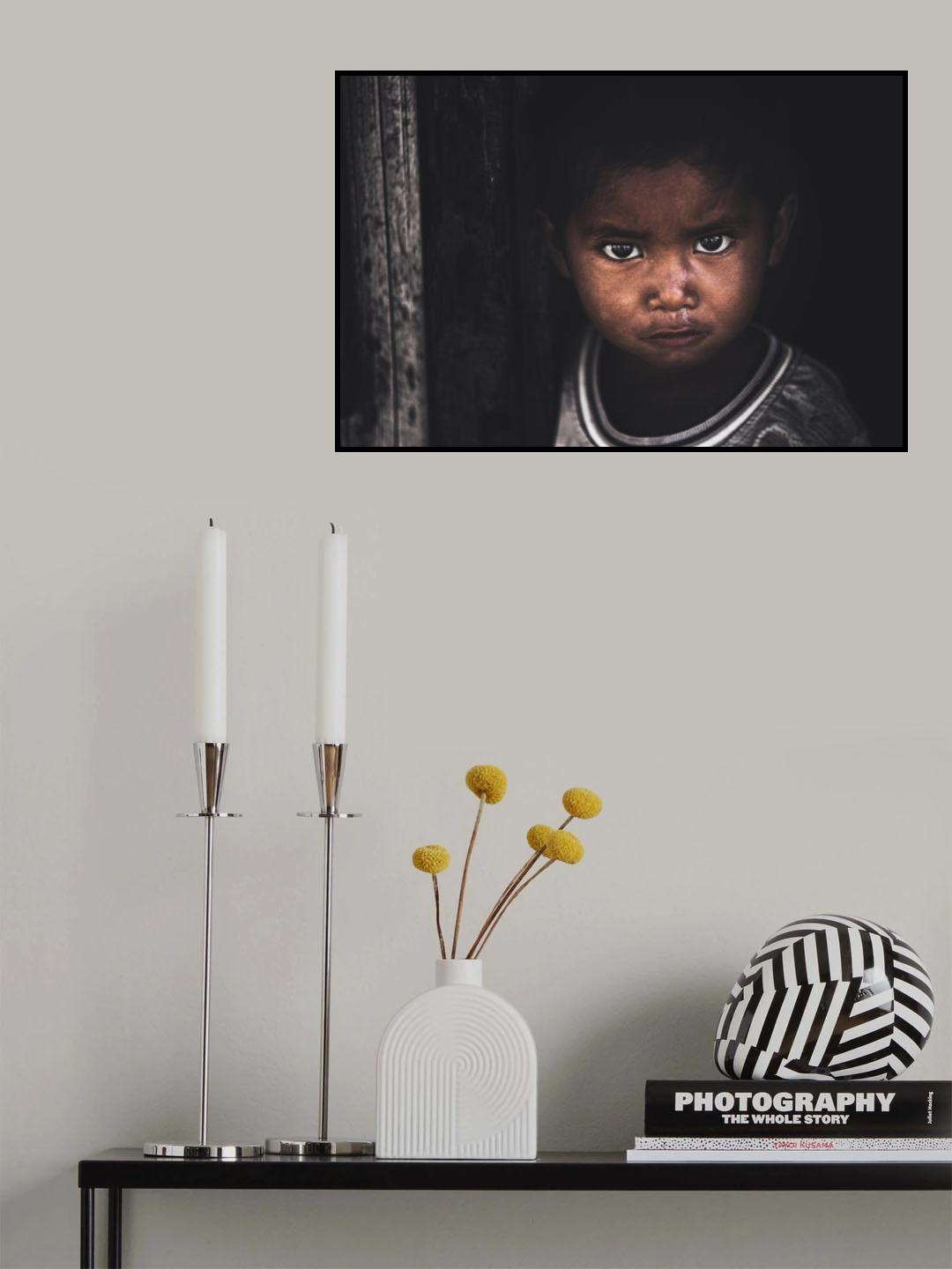 Eyes from Flores Poster och Canvastavla