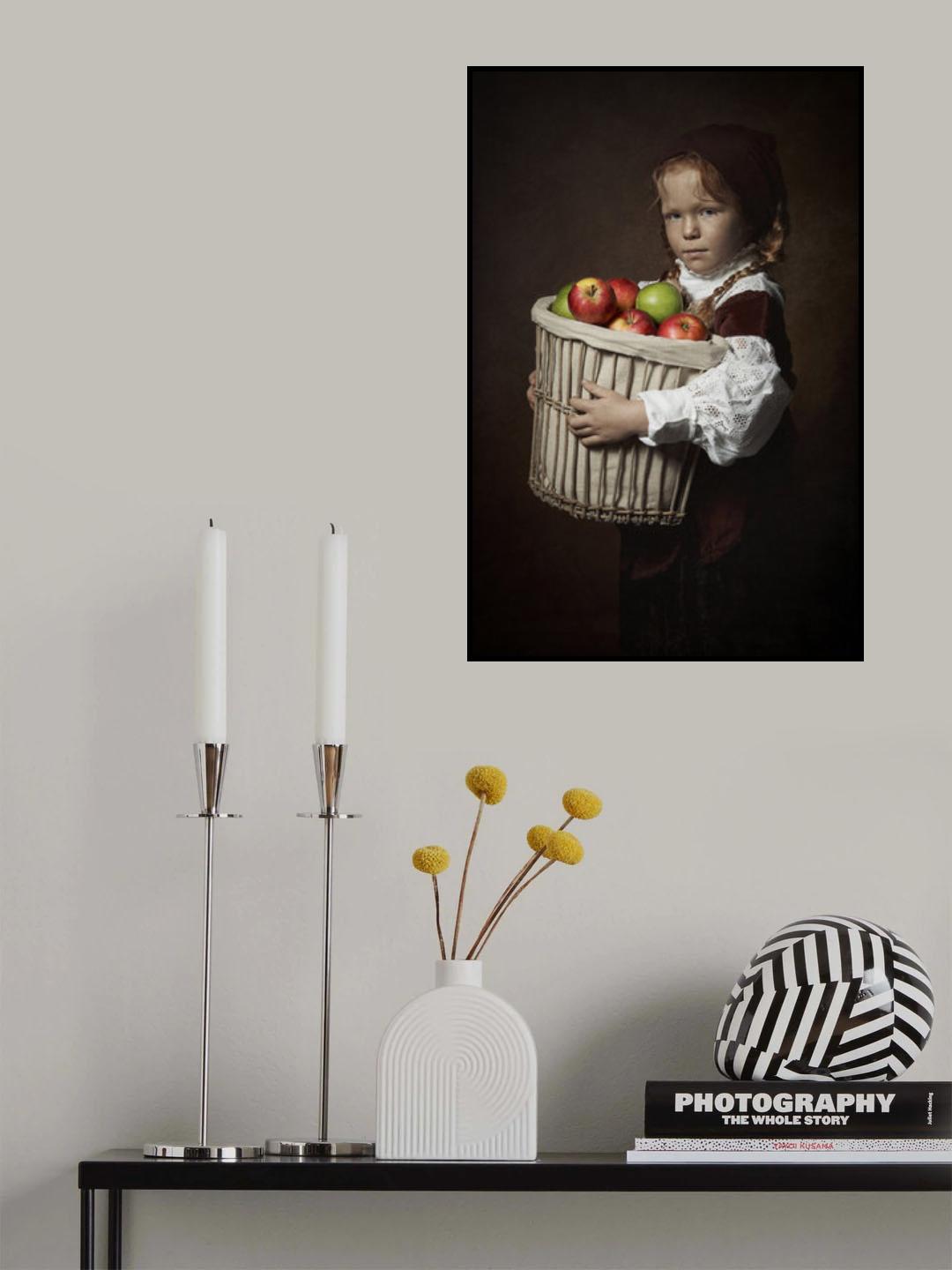 Little farm girl Poster och Canvastavla