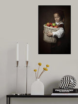 Little farm girl Poster och Canvastavla