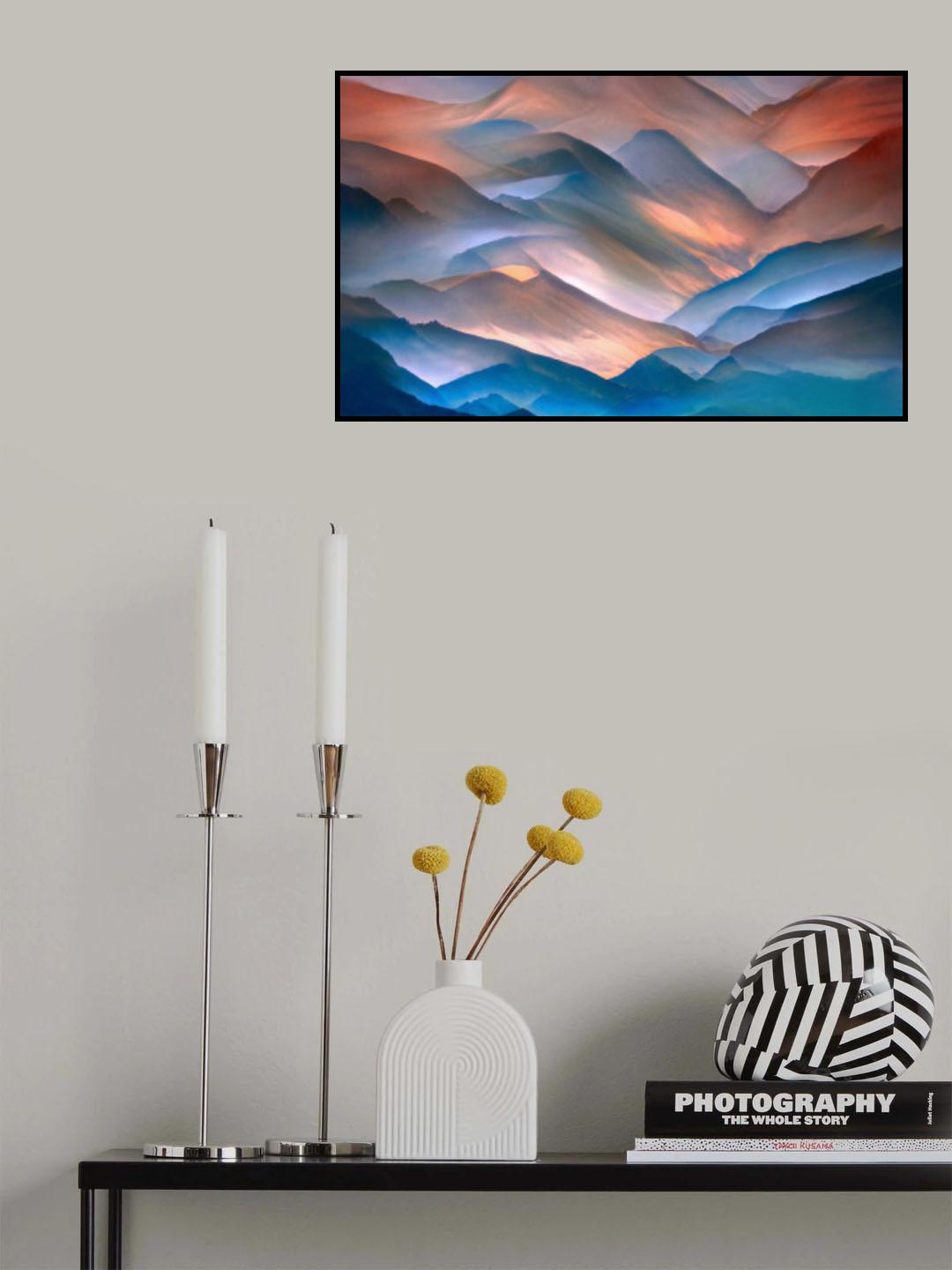 A mountain dreamscape Poster och Canvastavla