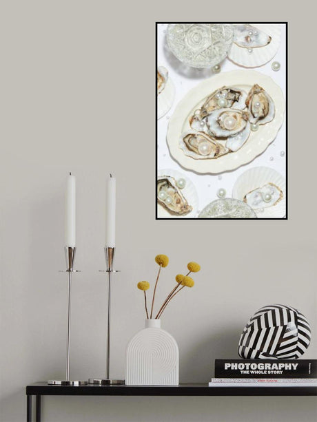 Oysters &amp; Pearls No 03 Poster och Canvastavla