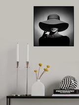 girl in hat Poster och Canvastavla