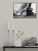 Steam train Poster och Canvastavla