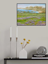 Misty Beach Poster och Canvastavla