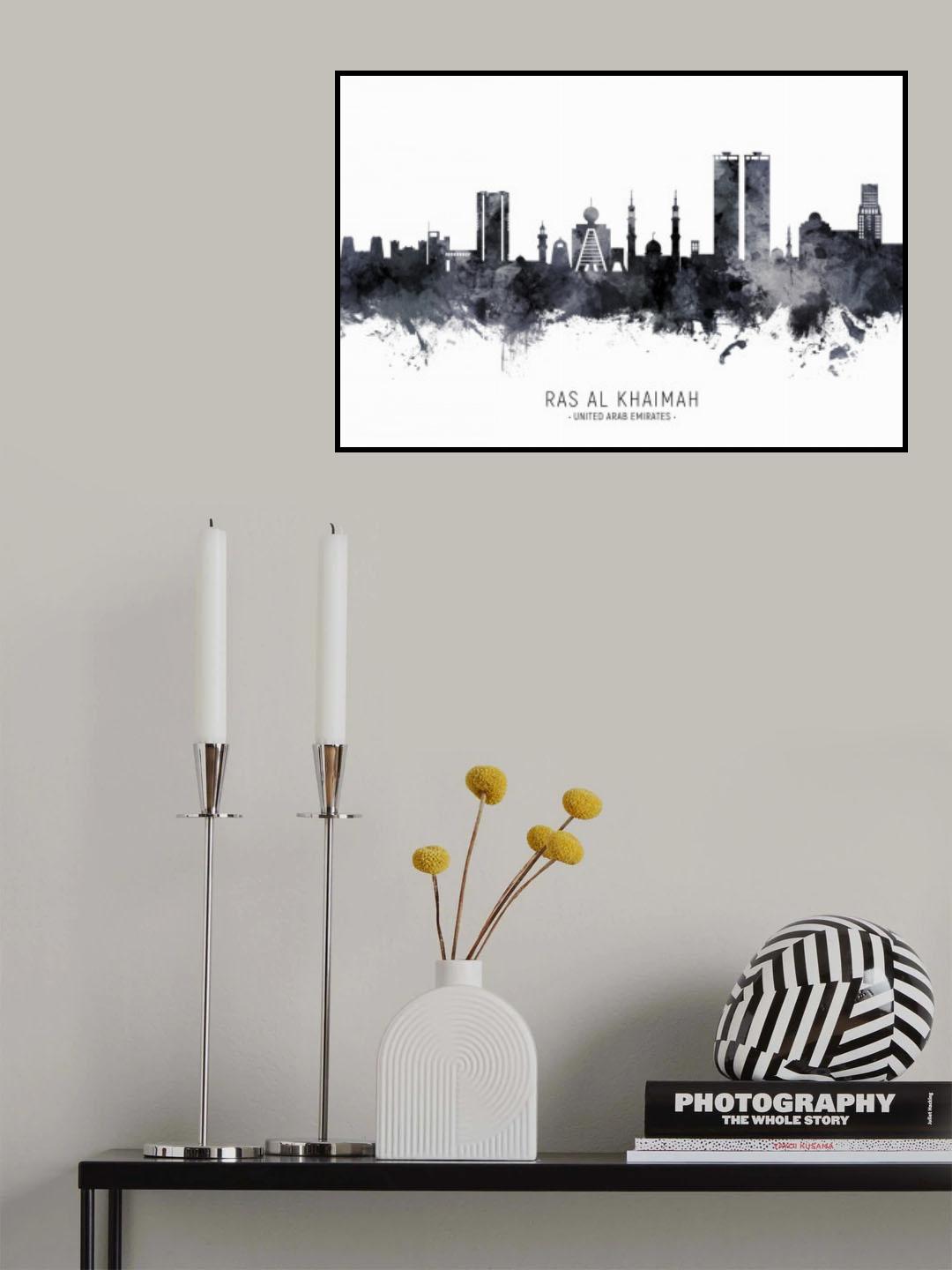 Ras Al Khaimah Skyline Poster och Canvastavla