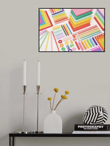 Papelería Rainbow Poster och Canvastavla