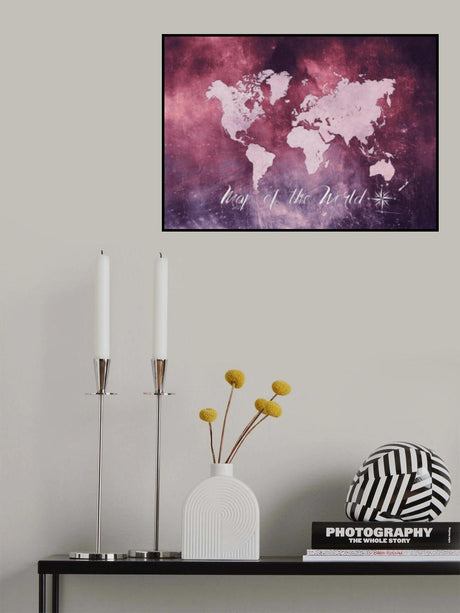 World map 13 Poster och Canvastavla