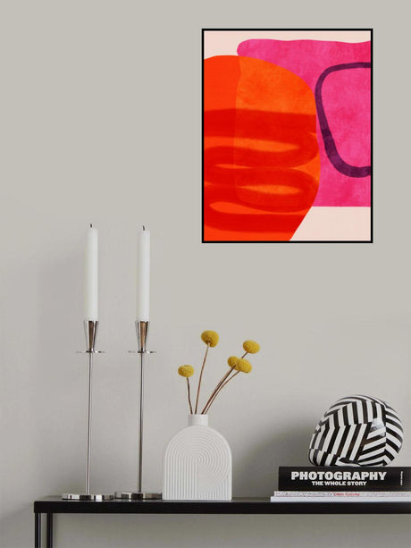 Painted Lines 4 Kopie Poster och Canvastavla