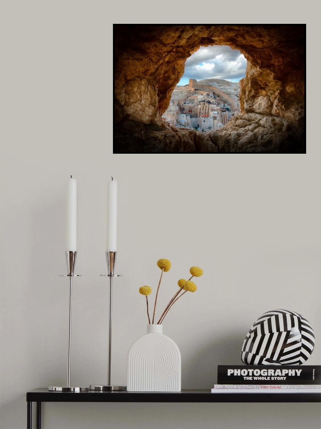 A hole in the wall Poster och Canvastavla