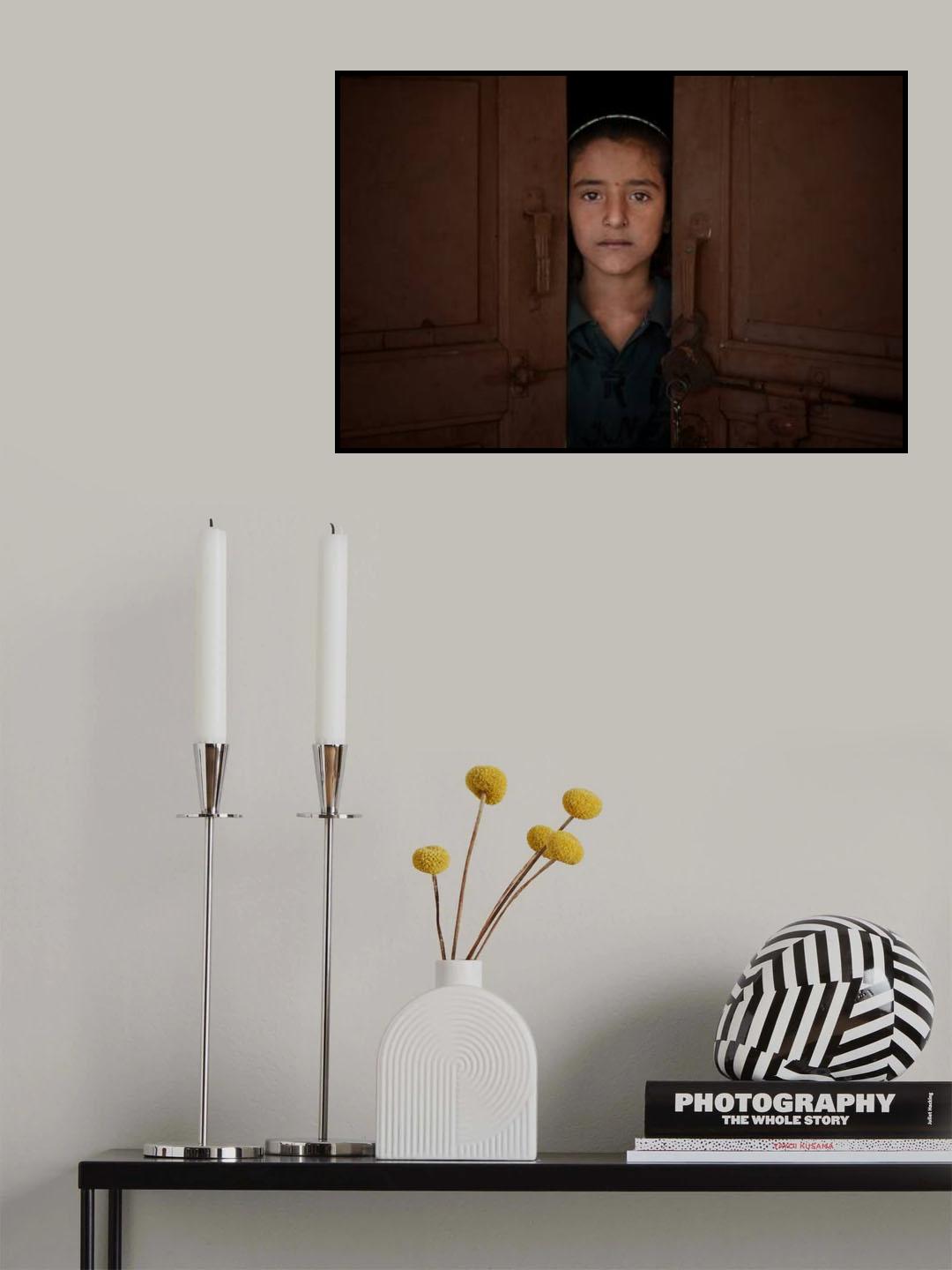 Behind the Door Poster och Canvastavla
