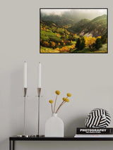 Alpine autumn. Poster och Canvastavla