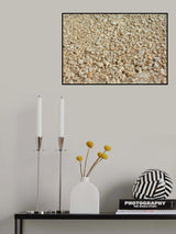 Golden Pebbles and Clear Water Poster och Canvastavla
