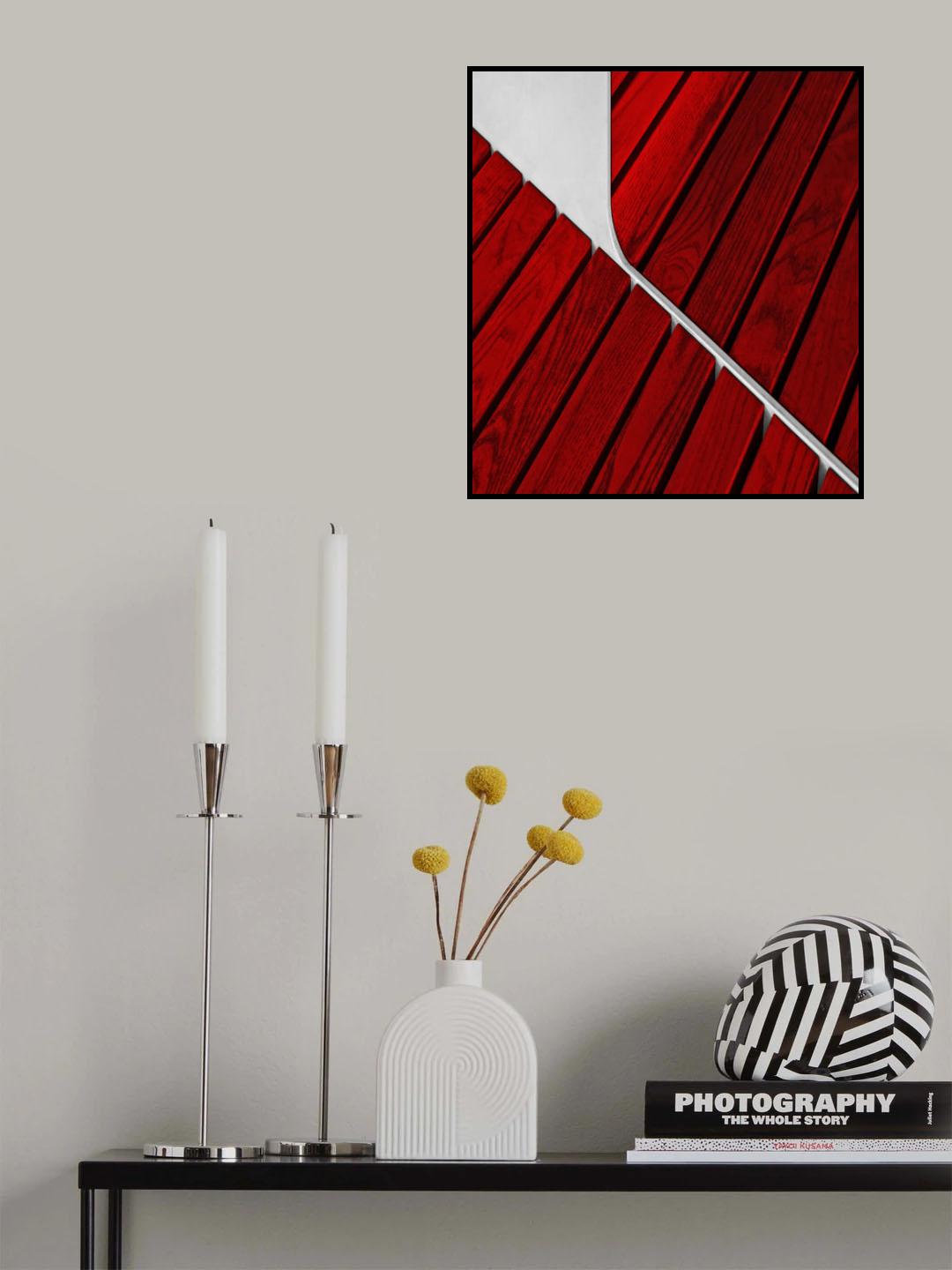 ypsilon white Poster och Canvastavla