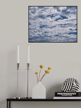 cloudy weather and sky background Poster och Canvastavla