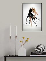 Paint Dress Poster och Canvastavla
