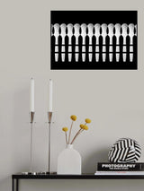 Spoons Abstract: Fence Poster och Canvastavla