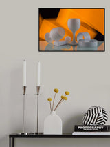 "From the life of white glasses" Poster och Canvastavla
