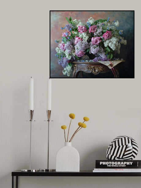 Still life with flowers Poster och Canvastavla