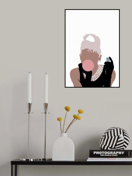 Bubblegum Girl Poster och Canvastavla