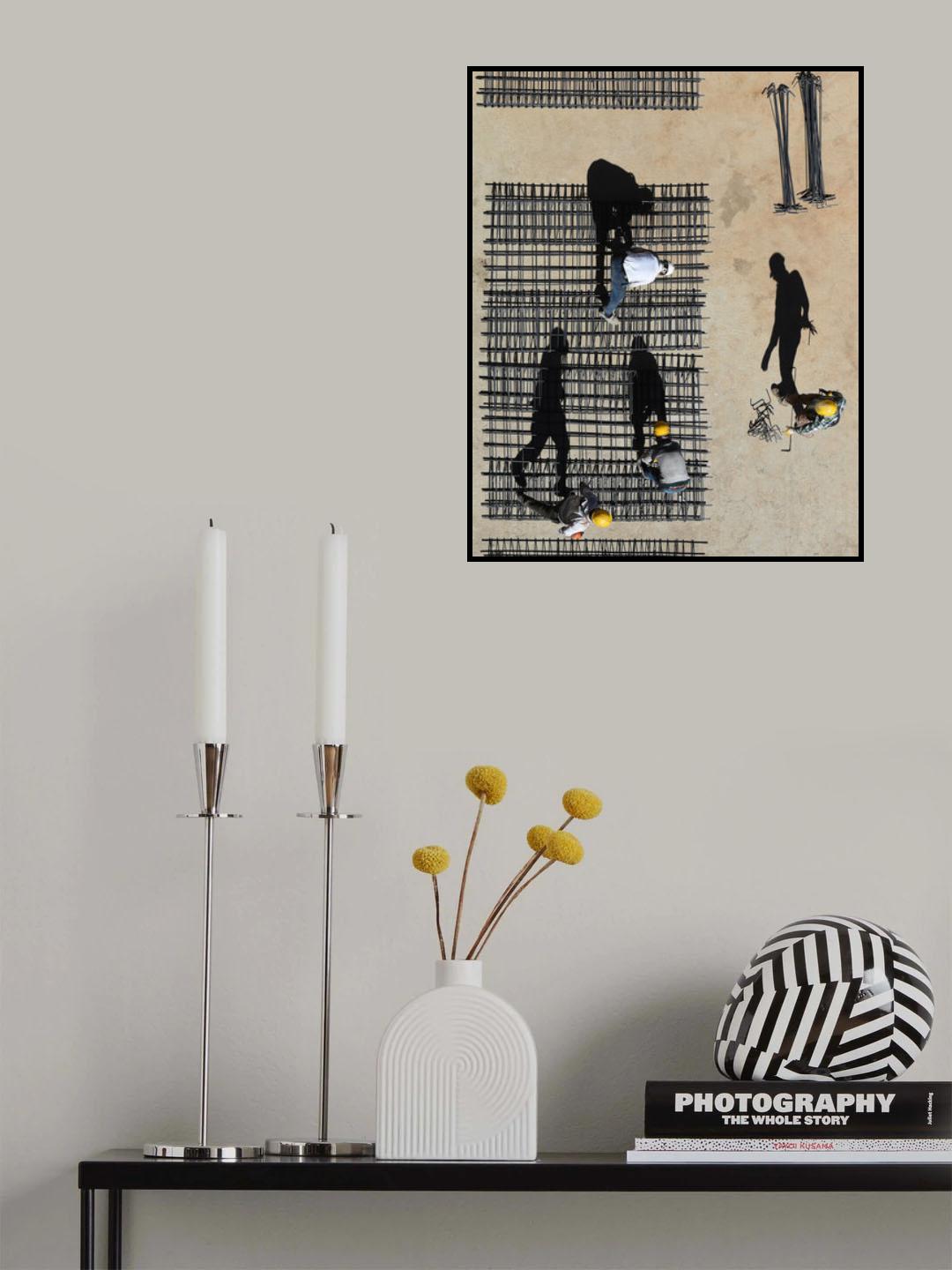 construction zone Poster och Canvastavla
