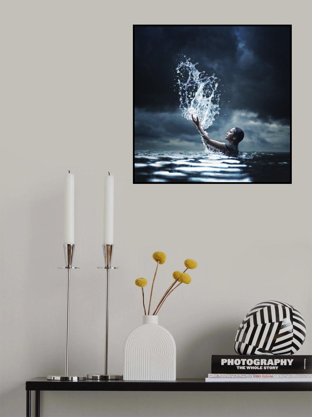 The Waterbender Poster och Canvastavla