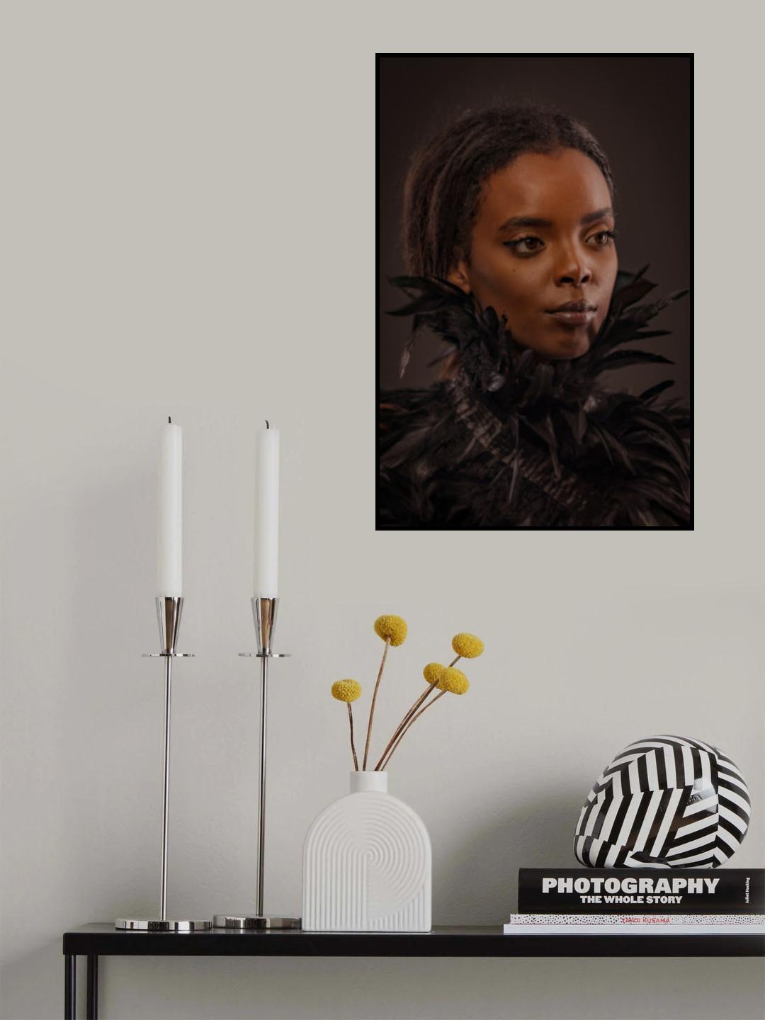 Feather collar Poster och Canvastavla