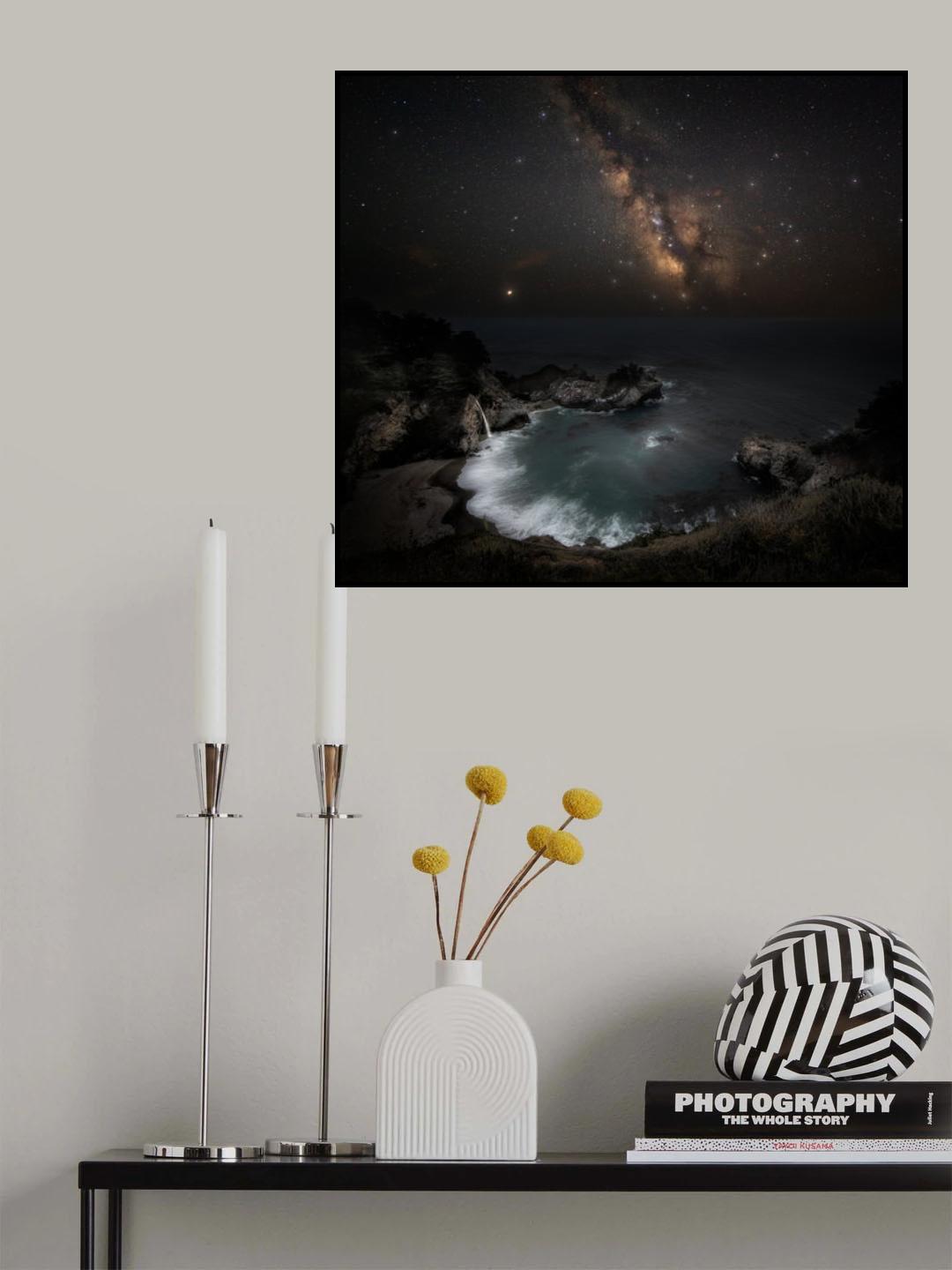 Big Sur's Night Poster och Canvastavla