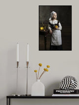 A young girl with some quinces Poster och Canvastavla