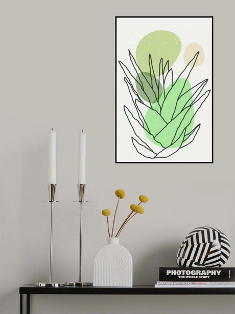 Color Abstract Agave #2 Poster och Canvastavla